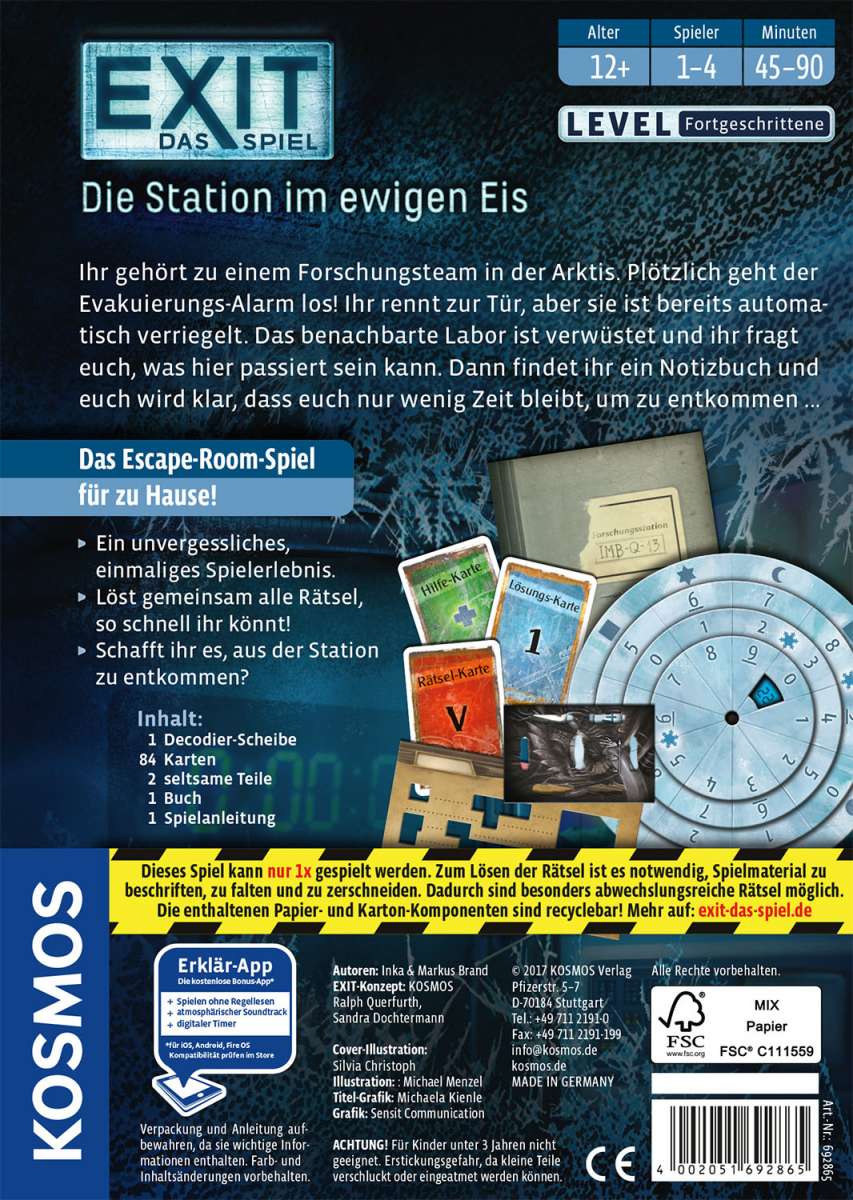 EXIT Das Spiel - Die Station im ewigen Eis