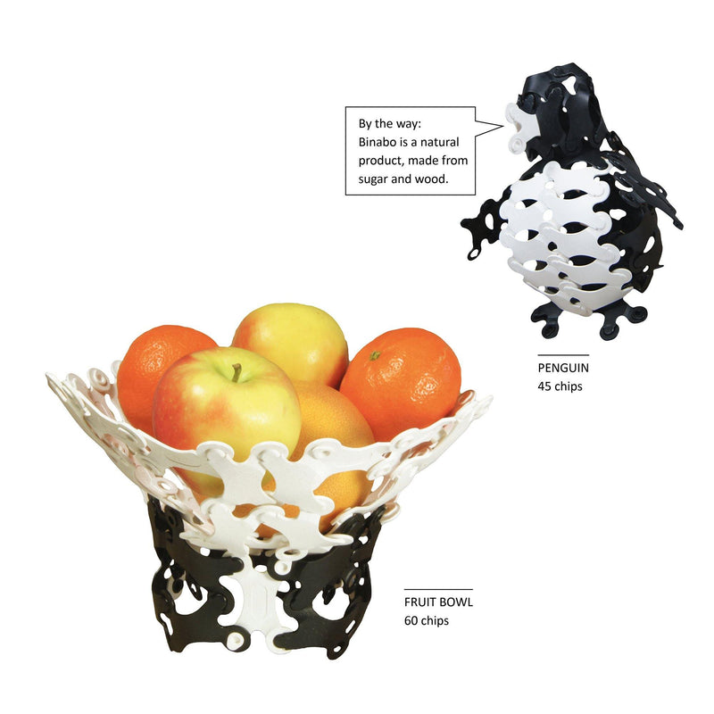 Binabo - 60 Chips - black & white edition - WELTENTDECKER