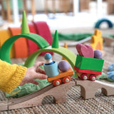 Bauspiel Holzzug - WELTENTDECKER