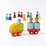 Bauspiel Holzzug - WELTENTDECKER