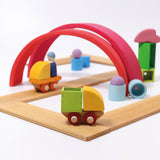 Bauspiel Holzzug - WELTENTDECKER