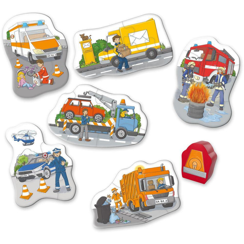 6 erste Puzzles – Im Einsatz - WELTENTDECKER