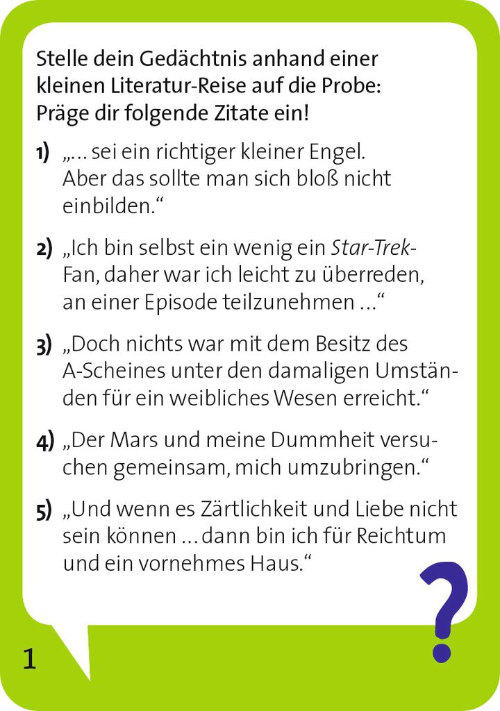 Pocket Quiz Gedächtnistraining