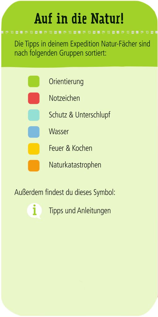 Expedition Natur - Fächer Survival-Tipps