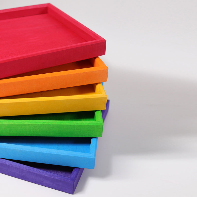 Regenbogen Holzrahmen