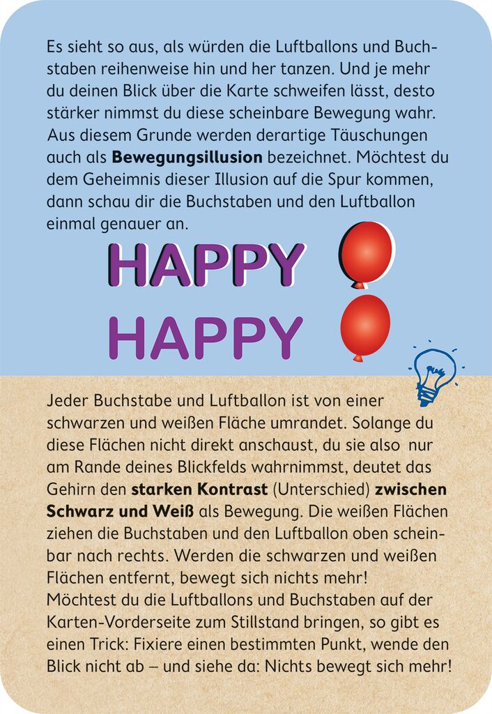 Sachbuch Moses Verlag PhänoMINT - 75 supercoole optische Illusionen