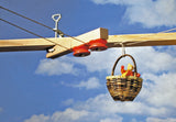 Umlenkrolle zur Körbchen Seilbahn