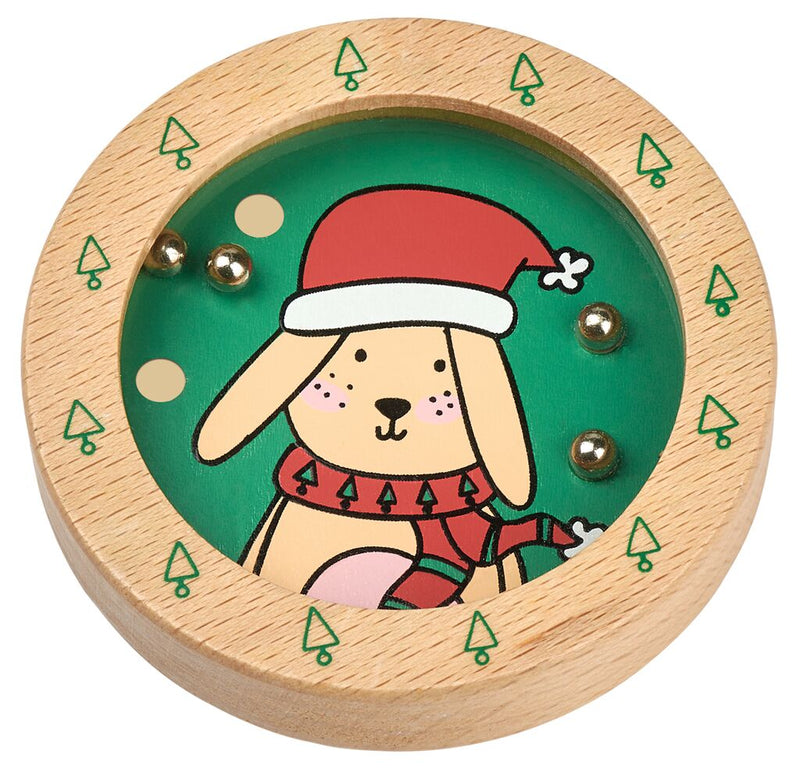 Holz-Geduldspiel Weihnachtsfreunde