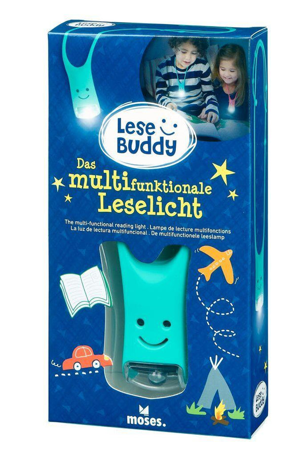Lese Buddy - Das multifunktionale Leselicht türkis - WELTENTDECKER