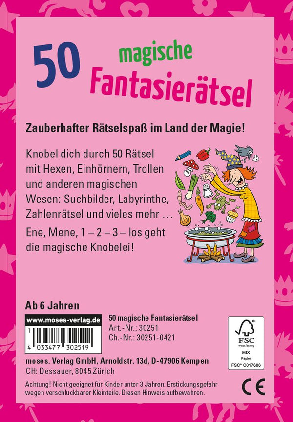 50 magische Fantasie-Rätsel