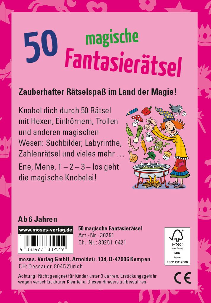 50 magische Fantasie-Rätsel