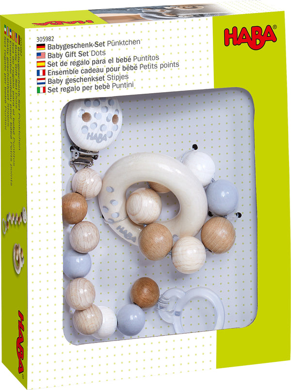 Babygeschenk-Set Pünktchen
