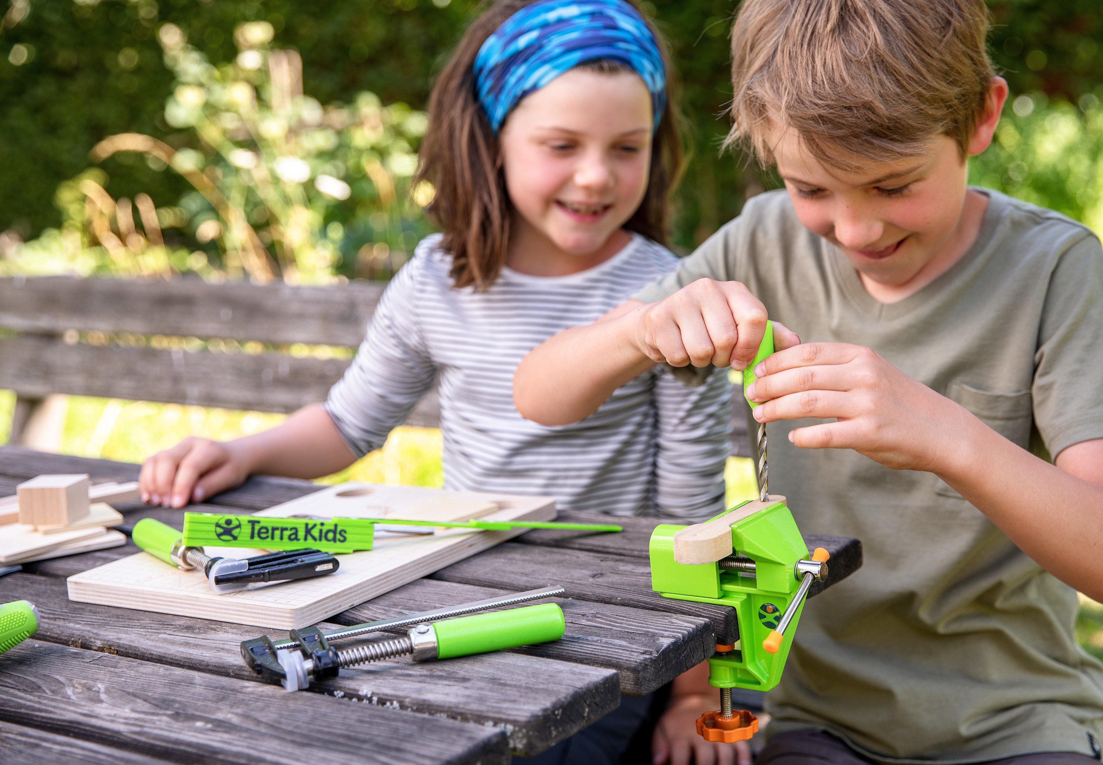 Terra Kids Schraubstock & Schraubzwingen - WELTENTDECKER