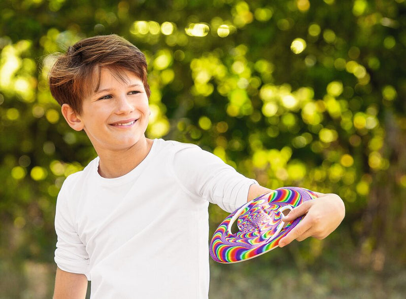 Bunte Soft-Frisbee
