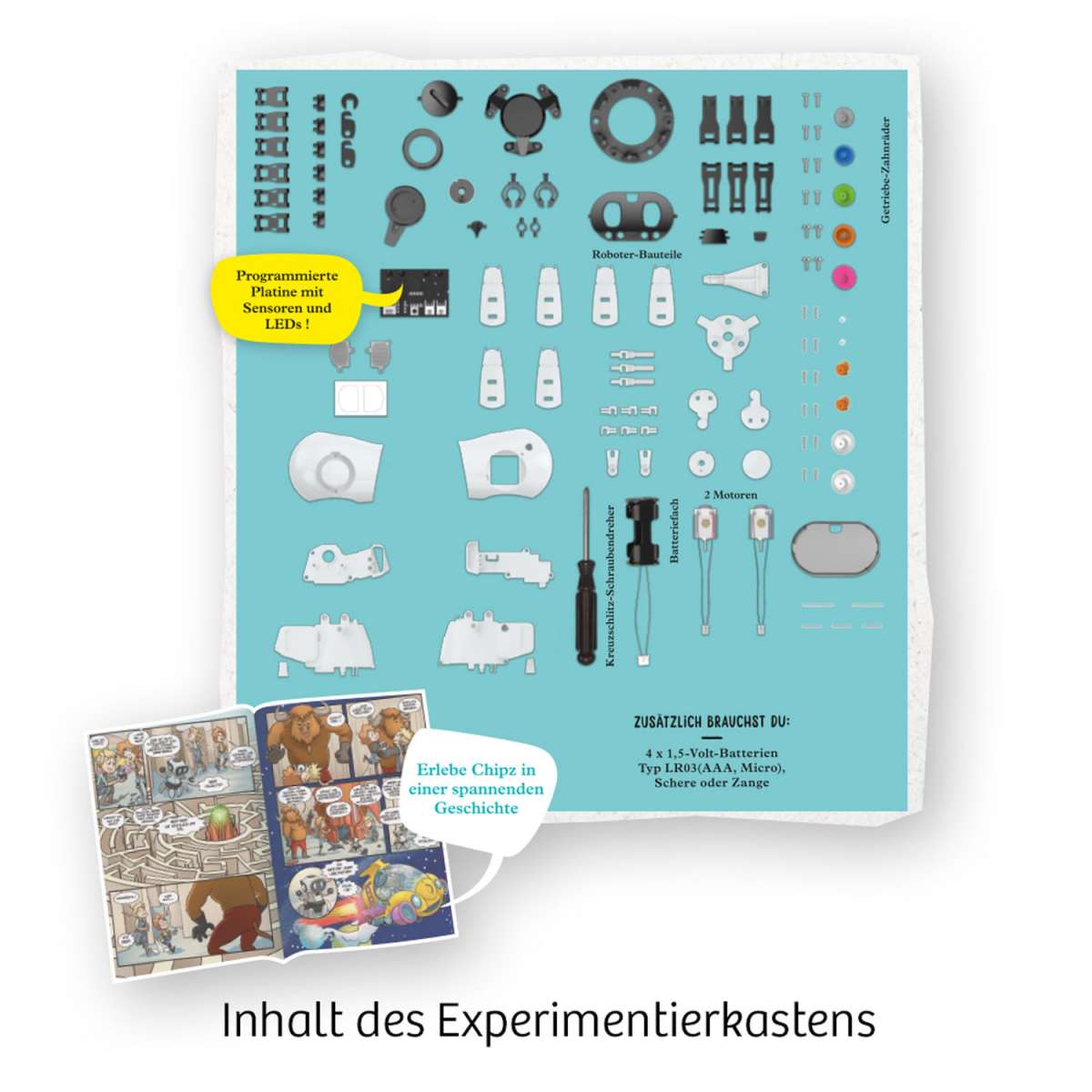 Roboter KOSMOS Chipz - Dein intelligenter Roboter