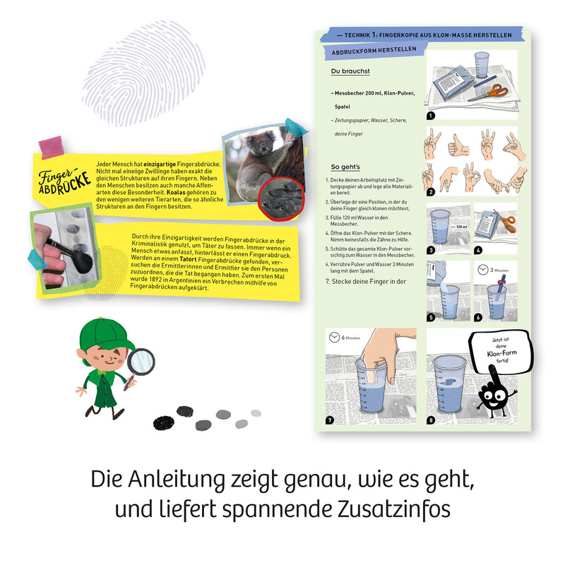 Fun Science 3D-Fingerabdrücke