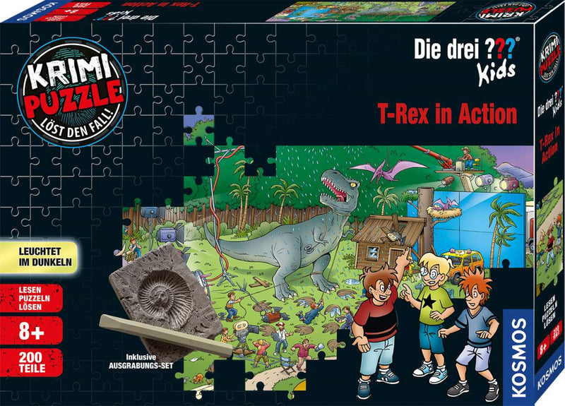 Krimipuzzle ??? Kids - T-Rex in Action (200 T)