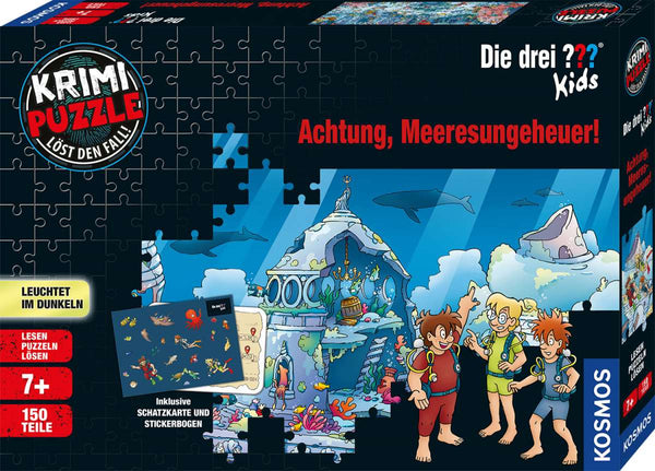 Krimipuzzle ??? Kids - Achtung  Meeresungeheuer! (150 T)