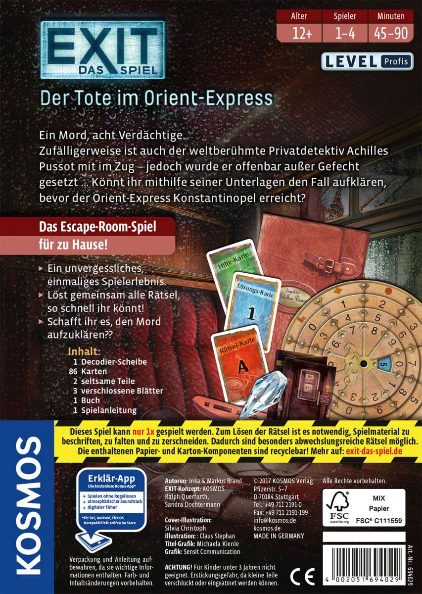 EXIT Das Spiel - Der Tote im Orient-Express