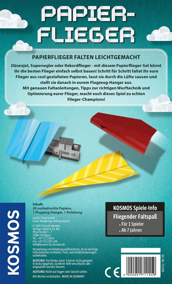 Papierflieger - WELTENTDECKER
