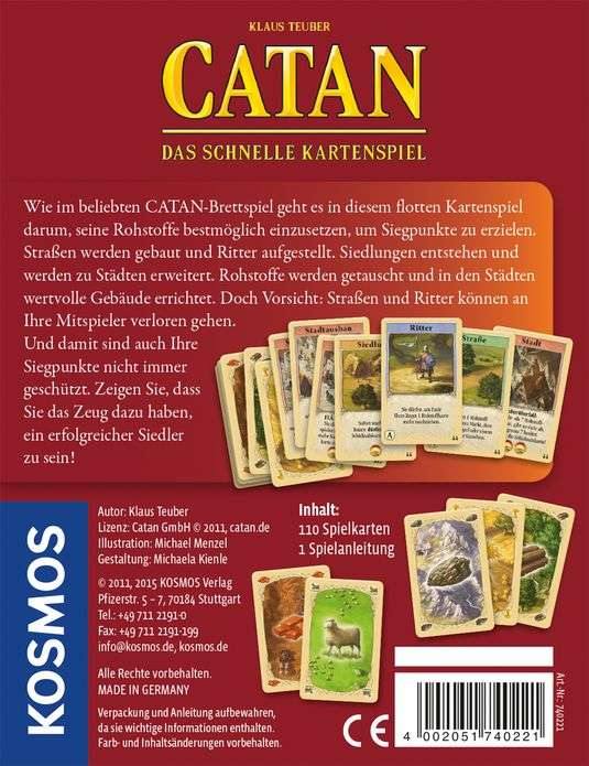 CATAN - Das schnelle Kartenspiel - WELTENTDECKER