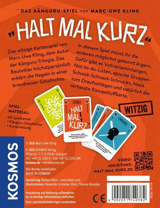 Kartenspiel Halt mal kurz