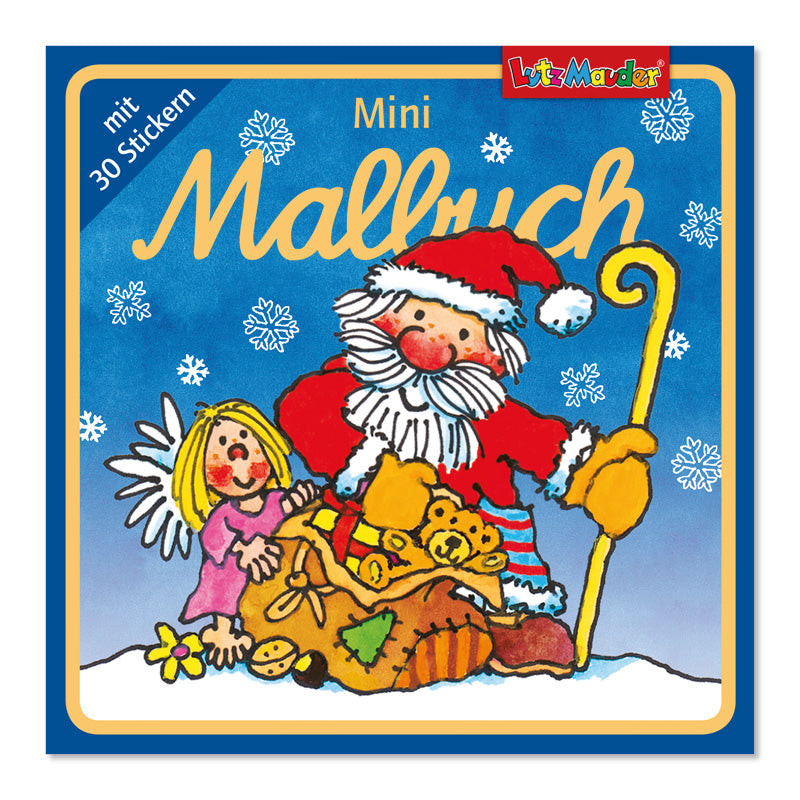 Mini Malbücher mit Stickern