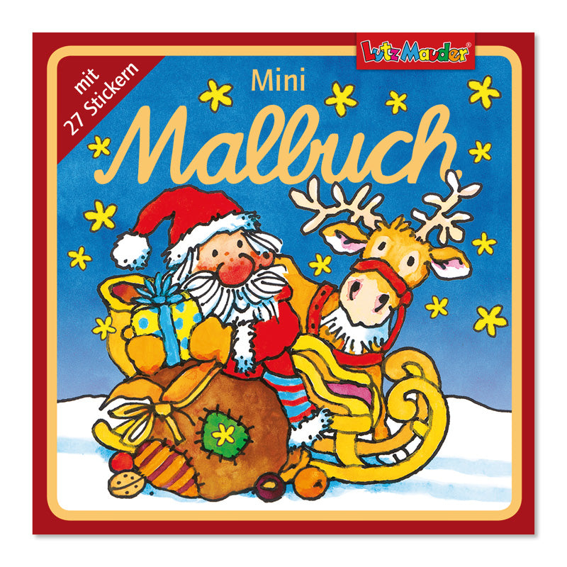 Mini Malbücher mit Stickern
