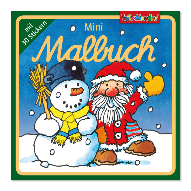 Mini Malbücher mit Stickern