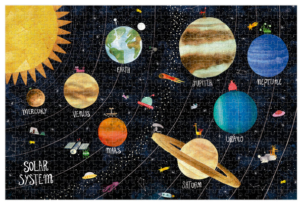 Micropuzzle 600pcs - Discover the Planets