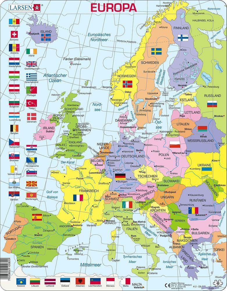Puzzle - Europa (politisch) - WELTENTDECKER