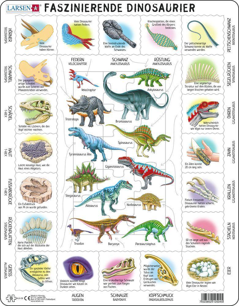 Puzzle - Faszinierende Dinosaurier - WELTENTDECKER