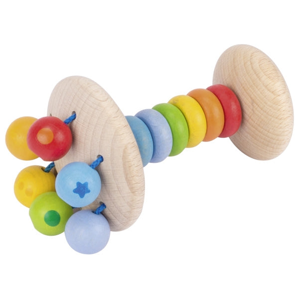 Greifling Elastik Stielrassel Regenbogen