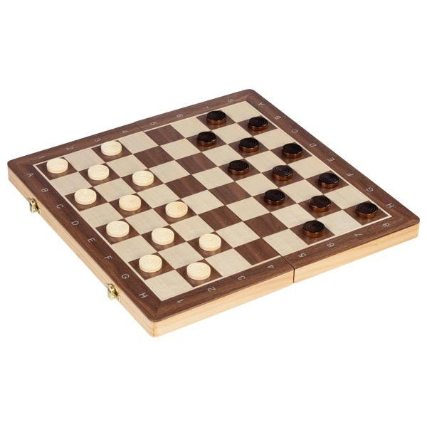 Schach/Dame Spiel 2in1, magnetisch