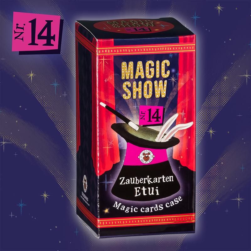 Magic Show Trick 14 - Zauberkarten Etui