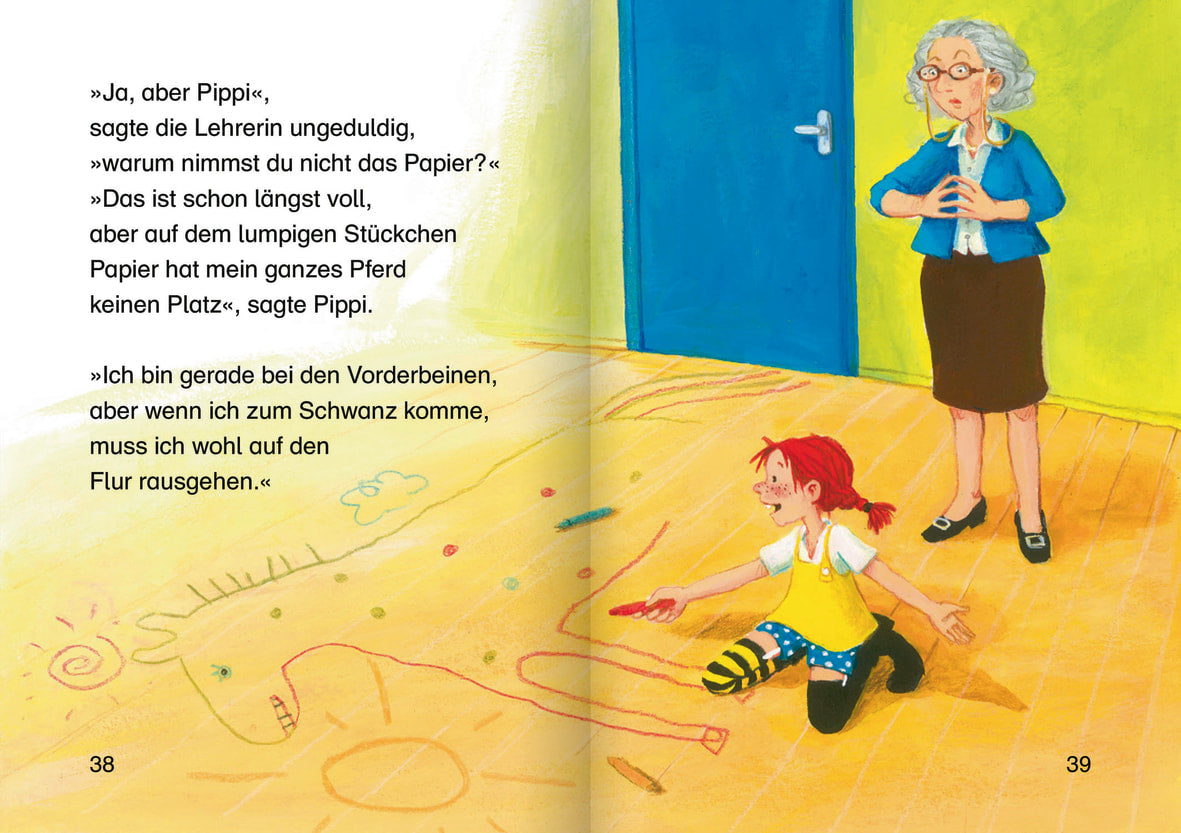 Pippi geht in die Schule