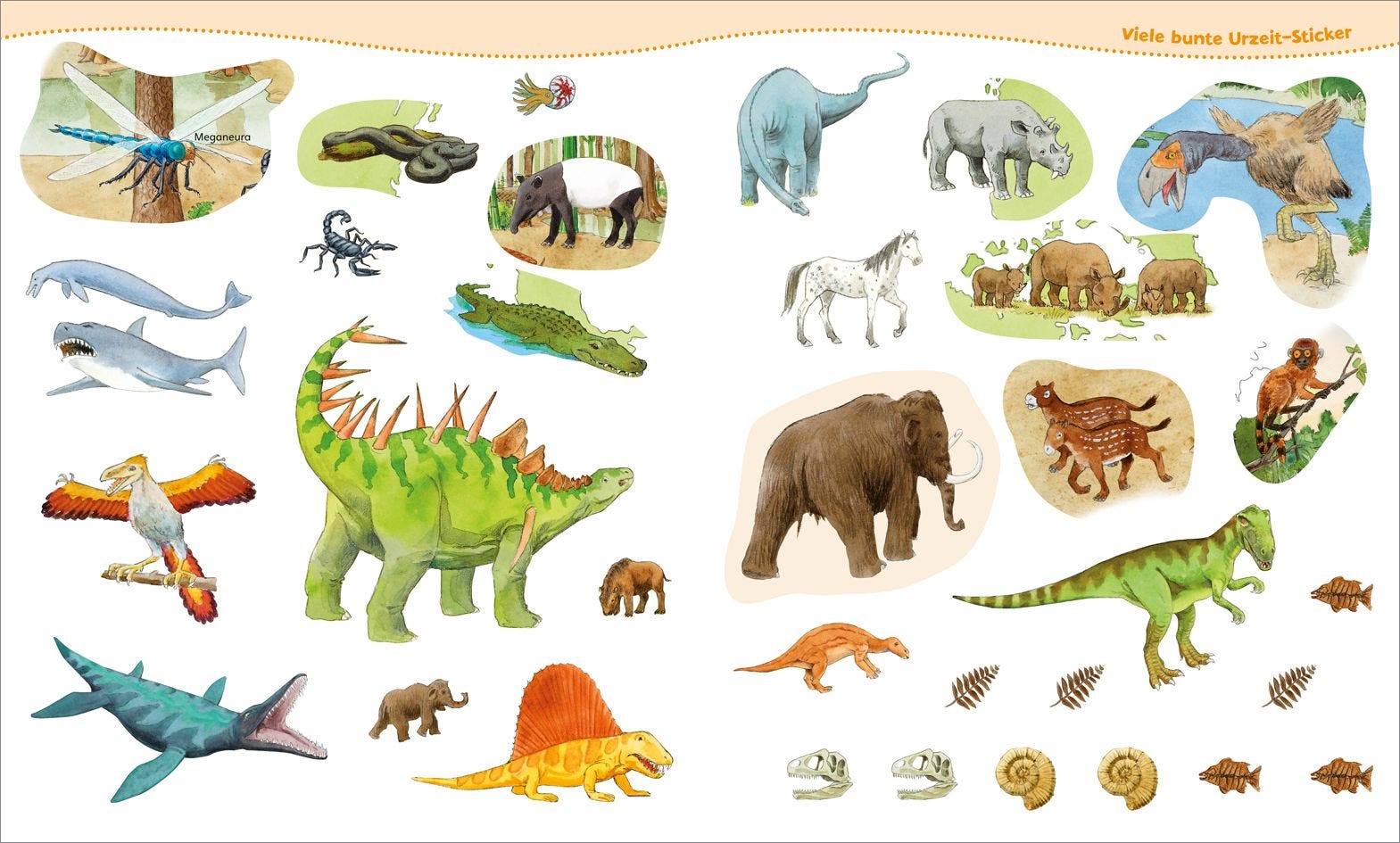WAS IST WAS Junior Mitmach-Heft. Dinosaurier und Tiere der Urzeit