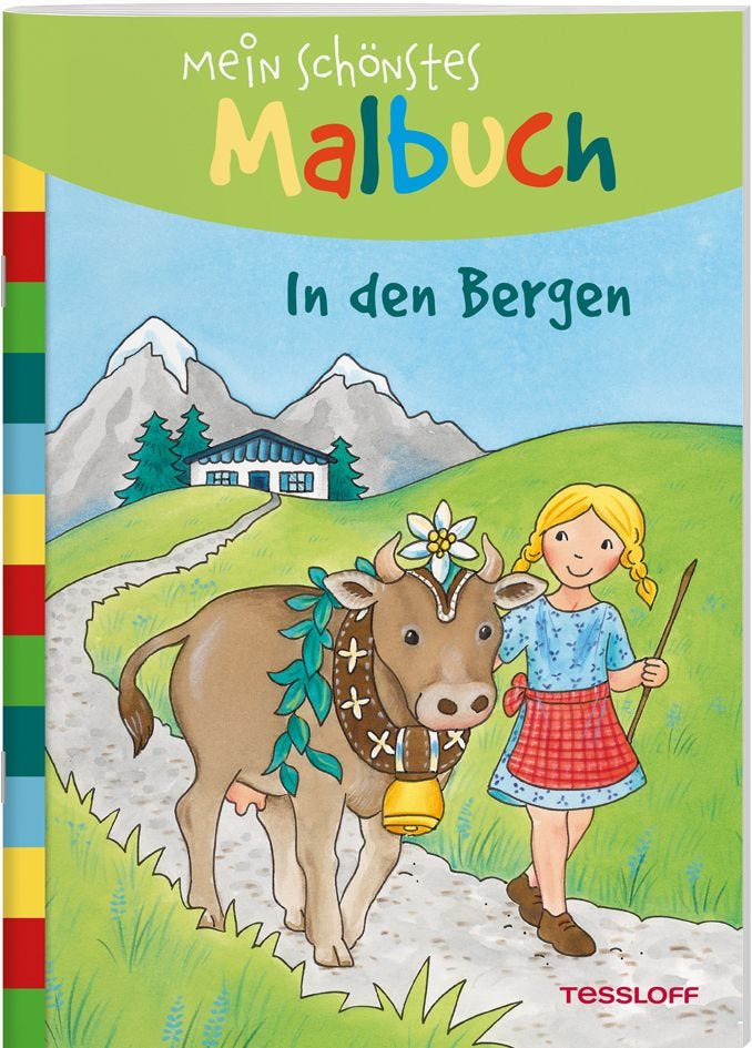 Mein schönstes Malbuch // In den Bergen