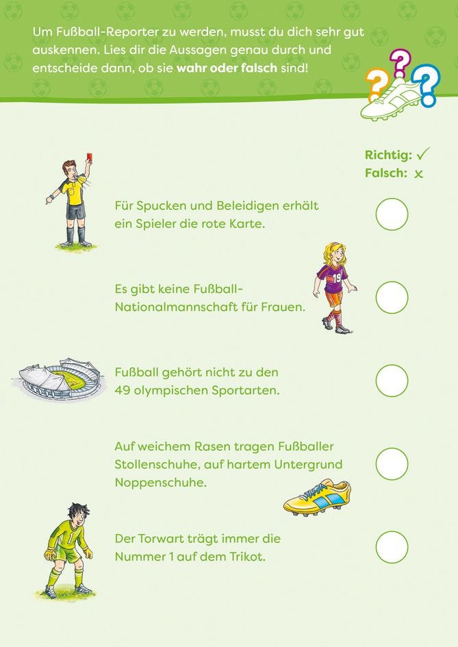 Kicker-Rätselspaß. Fußball