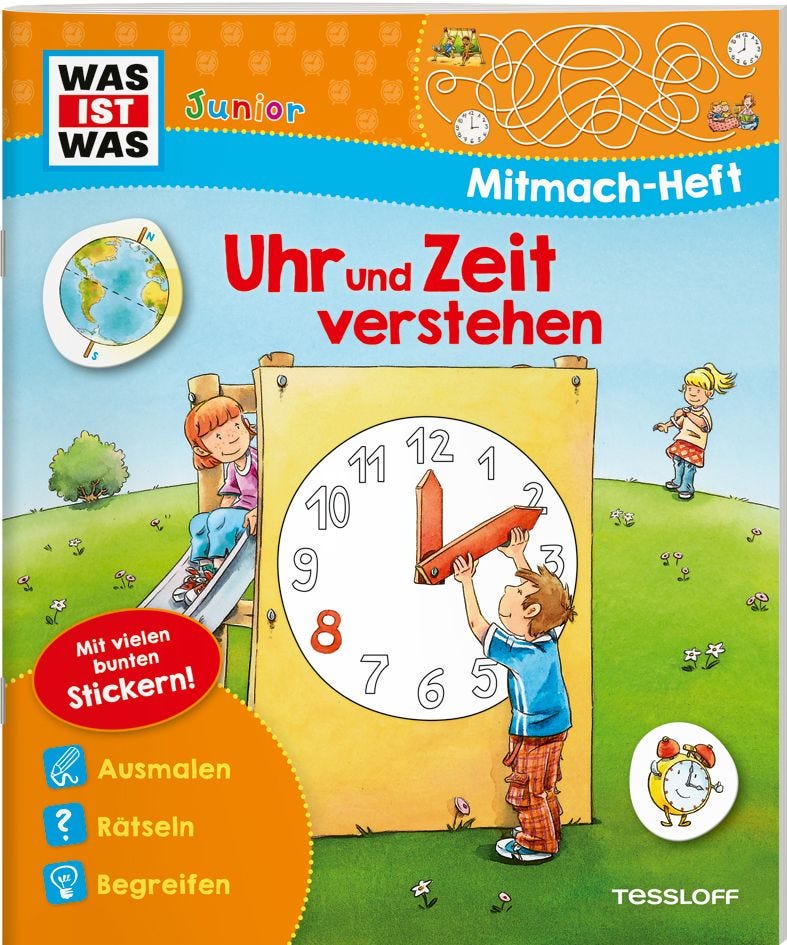 WAS IST WAS Junior // Mitmach-Heft // Uhr und Zeit verstehen