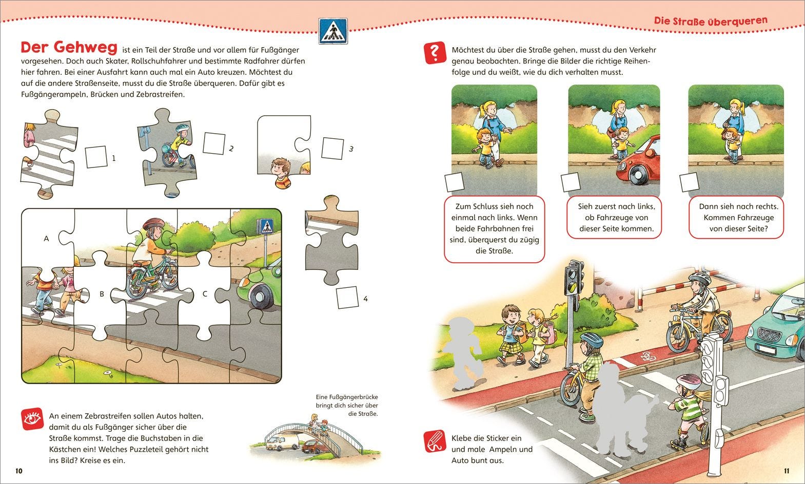 WAS IST WAS Junior // Mitmach-Heft // Sicher unterwegs im Straßenverkehr