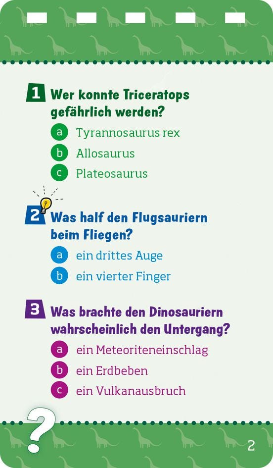 WIW Quiz Dinosaurier
