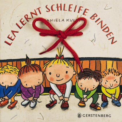Lea lernt Schleife binden