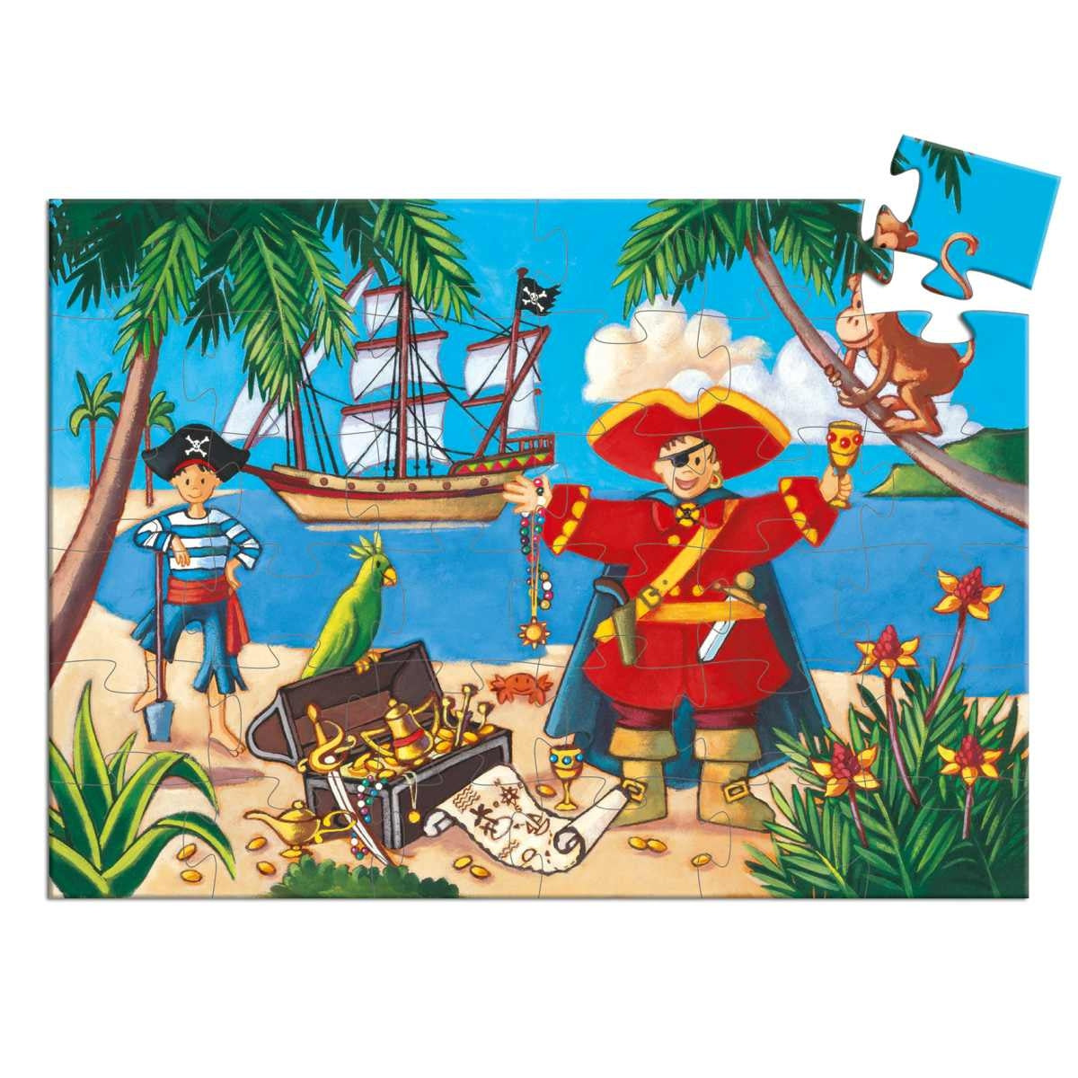 Puzzle Piratenschatz - 36 Teile