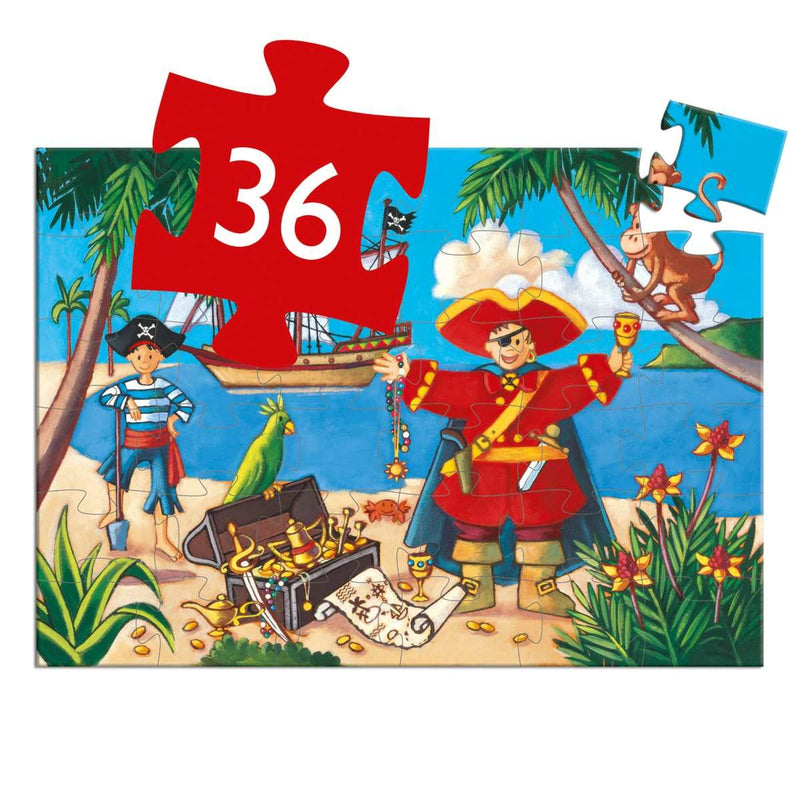 Puzzle Piratenschatz - 36 Teile