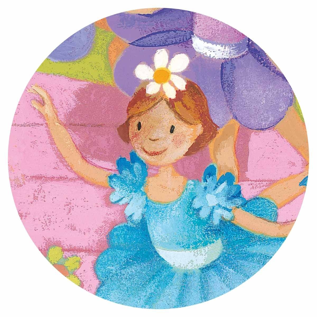 Puzzle Ballerina mit Blumen - 36 Teile