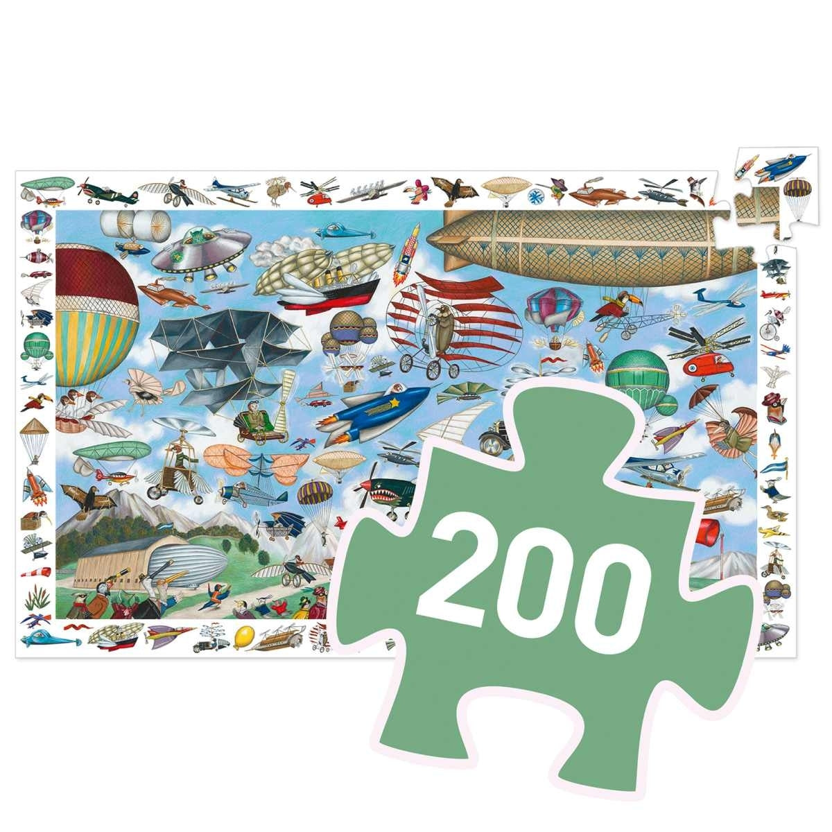 Puzzle Wimmelbild: Aero Club - 200 Teile