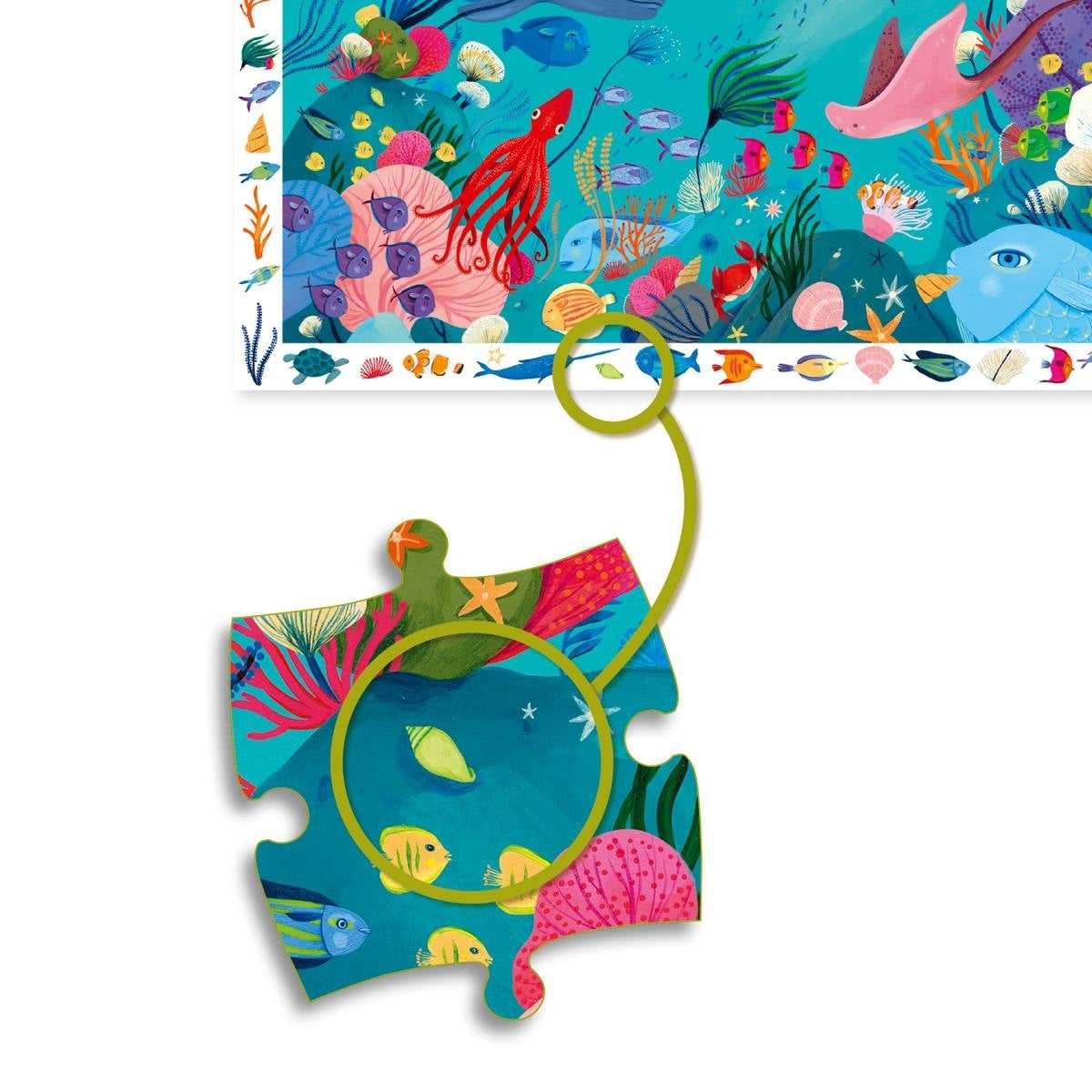 Wimmelpuzzle Unterwasserwelt - 54 Teile