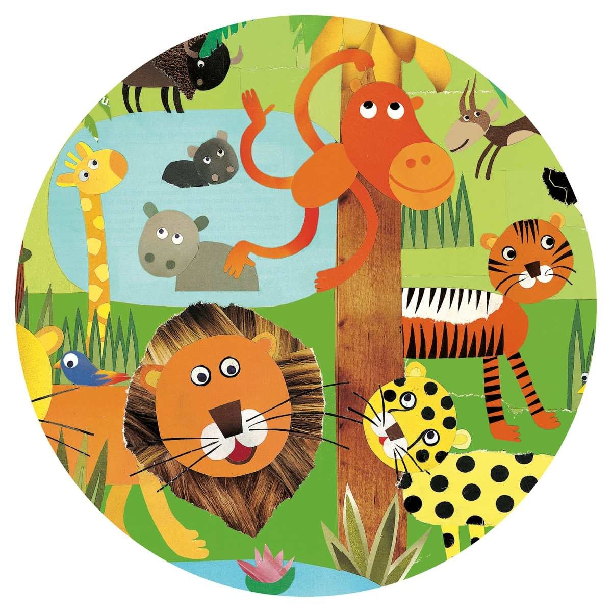 Puzzle Dschungel - 35 Teile
