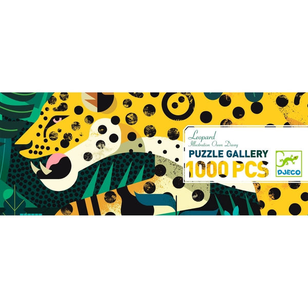 DJECO Puzzle Gallery: Leopard - 1000 Teile